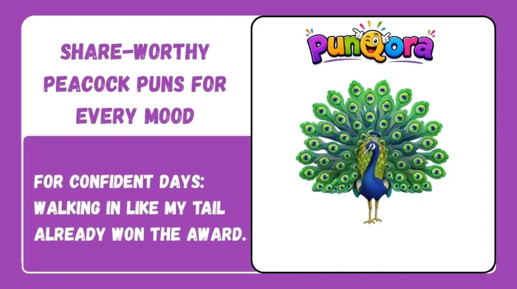Share-Worthy Peacock Puns for Every Mood