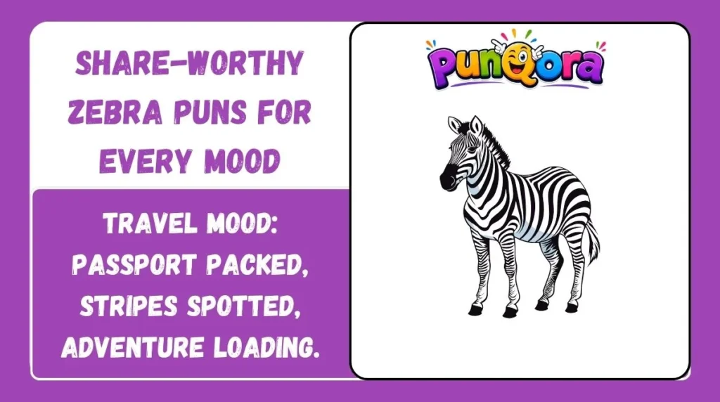 Share-Worthy Zebra Puns for Every Mood