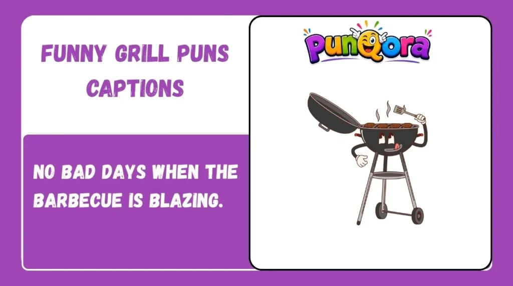 Funny Grill Puns Captions
