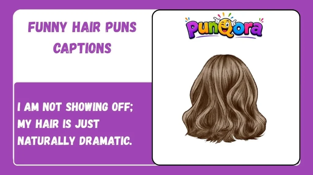 Funny Hair Puns Captions