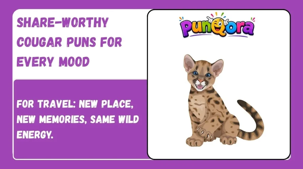 Share-Worthy Cougar Puns for Every Mood