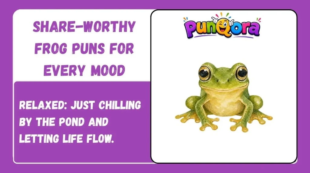 Share-Worthy Frog Puns for Every Mood
