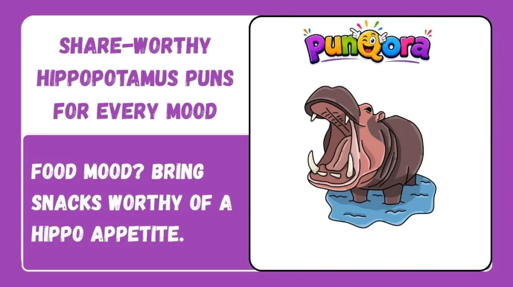 Share-Worthy Hippopotamus Puns for Every Mood