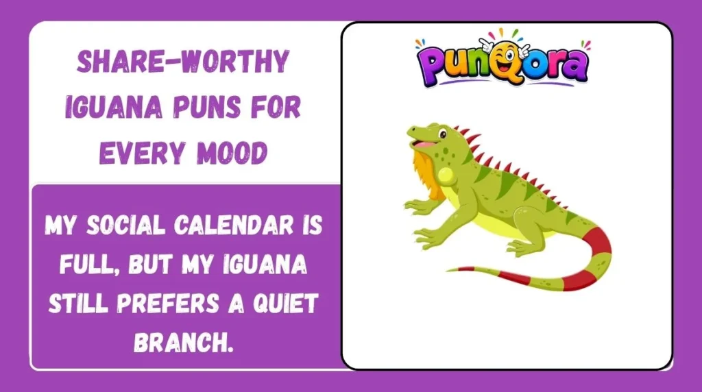 Share-Worthy Iguana Puns for Every Mood
