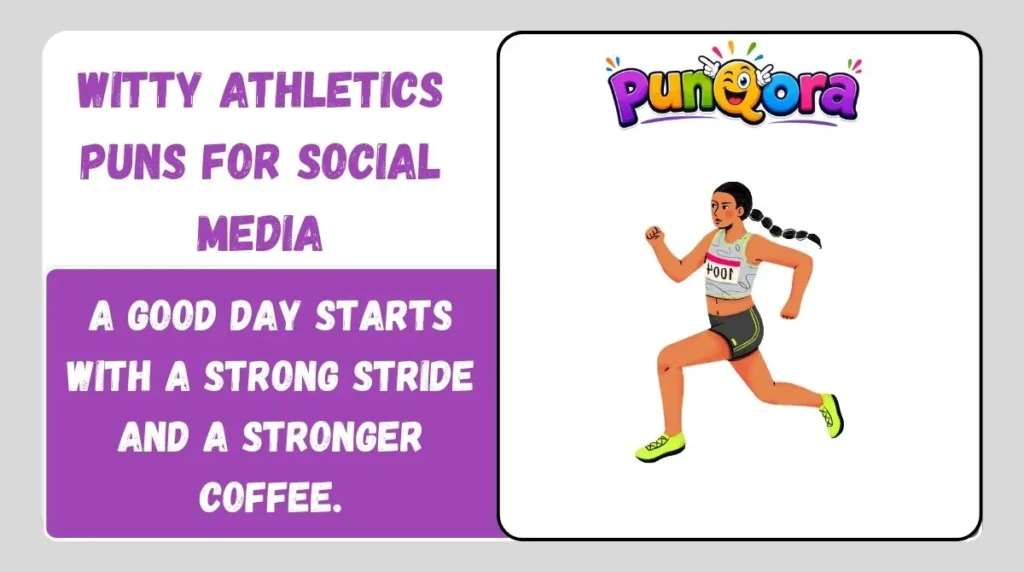 Witty Athletics Puns for Social Media