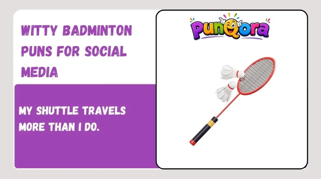 Witty Badminton Puns for Social Media