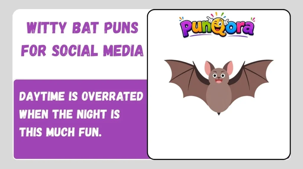 Witty Bat Puns for Social Media