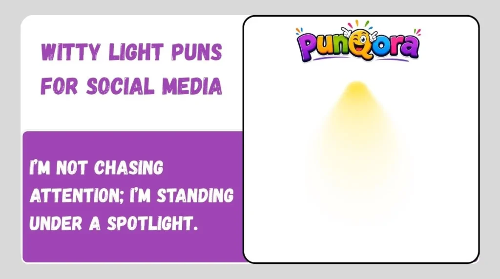 Witty Light Puns for Social Media