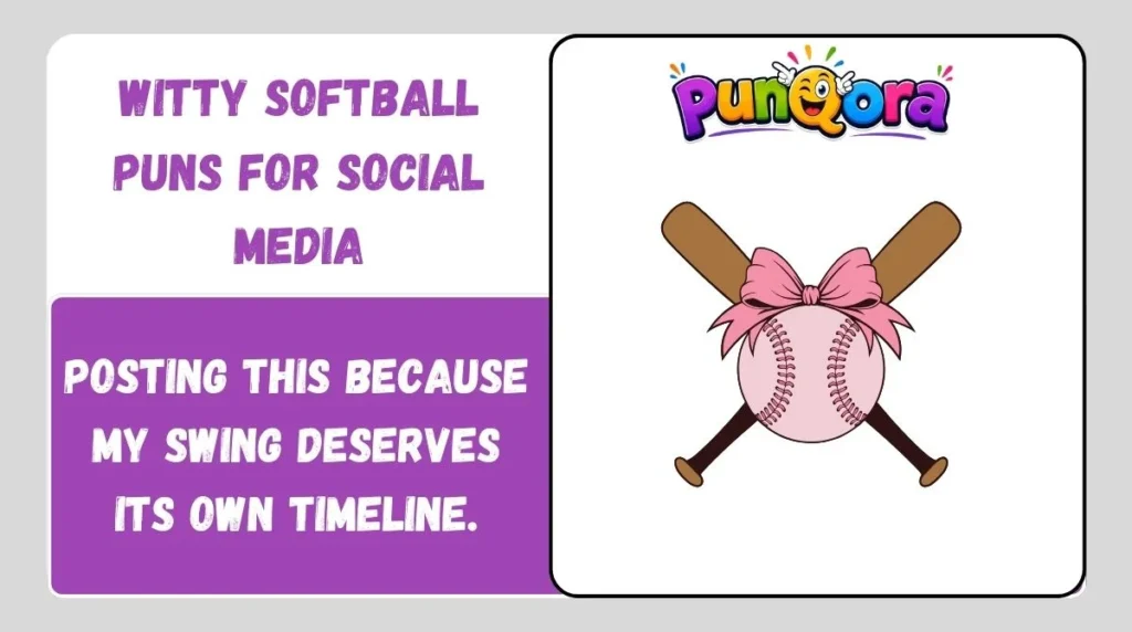 Witty Softball Puns for Social Media