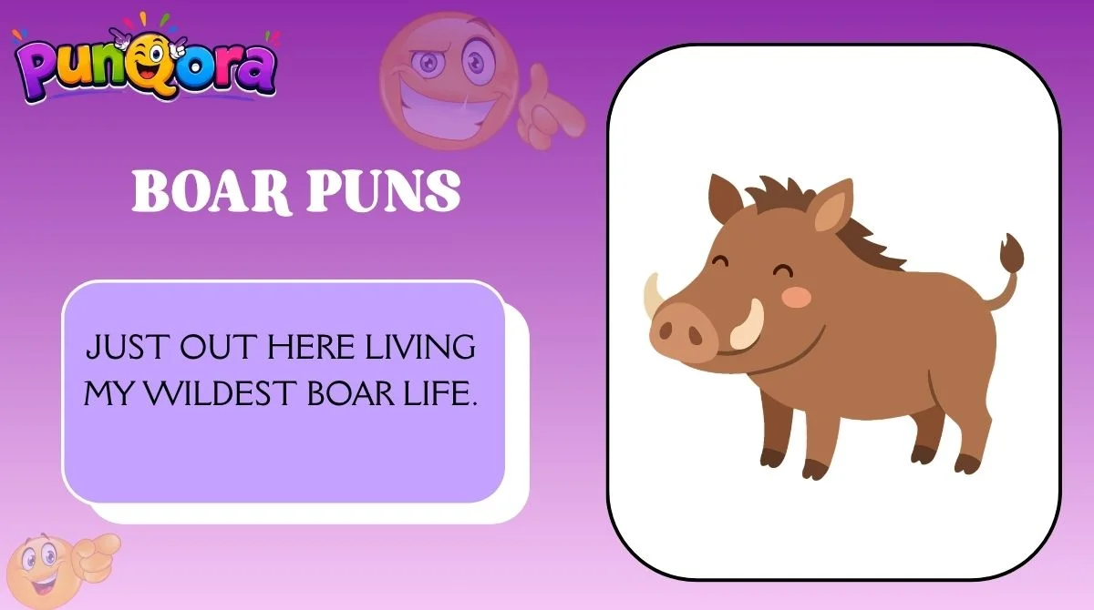 Boar Puns
