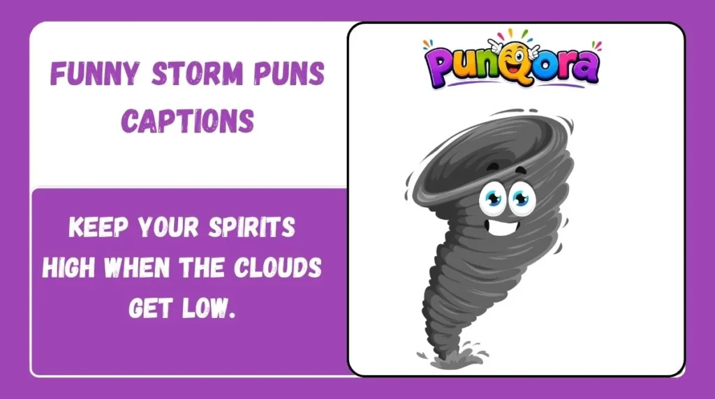 Funny Storm Puns Captions
