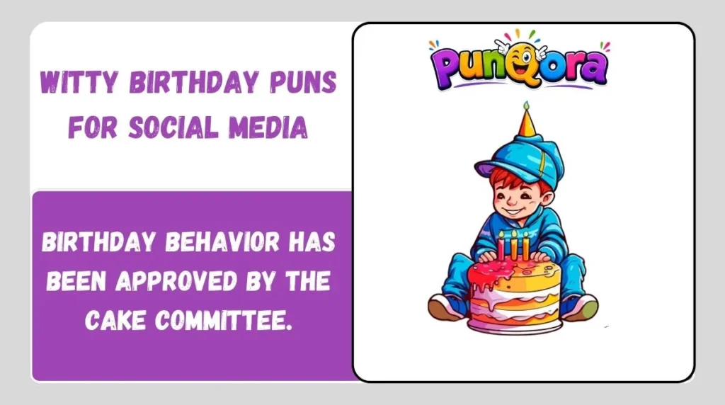 Witty Birthday Puns for Social Media