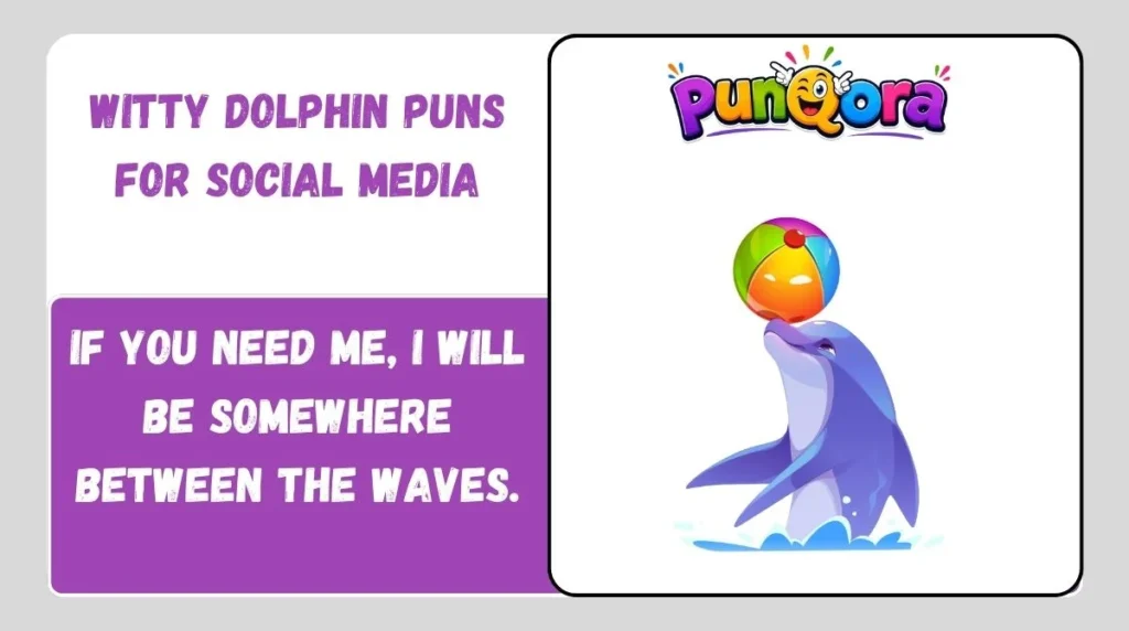 Witty Dolphin Puns for Social Media