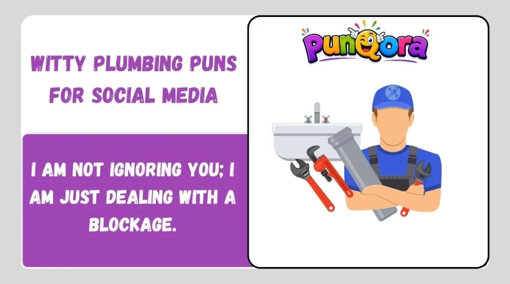 Witty Plumbing Puns for Social Media