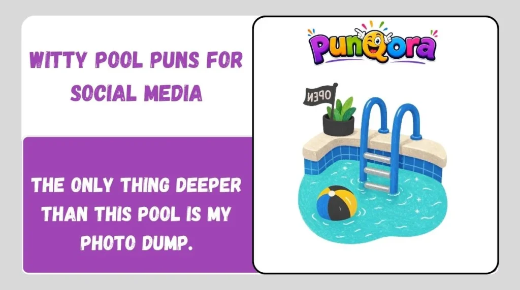 Witty Pool Puns for Social Media