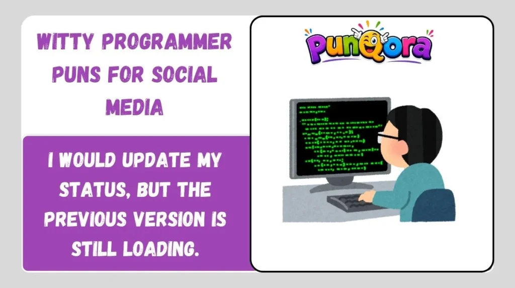 Witty Programmer Puns for Social Media