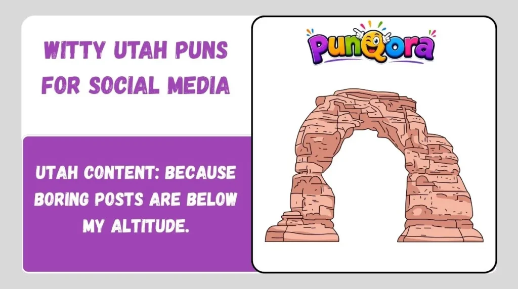 Witty Utah Puns for Social Media